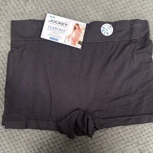 Jockey Women's Seamfree Black Bike Shorts